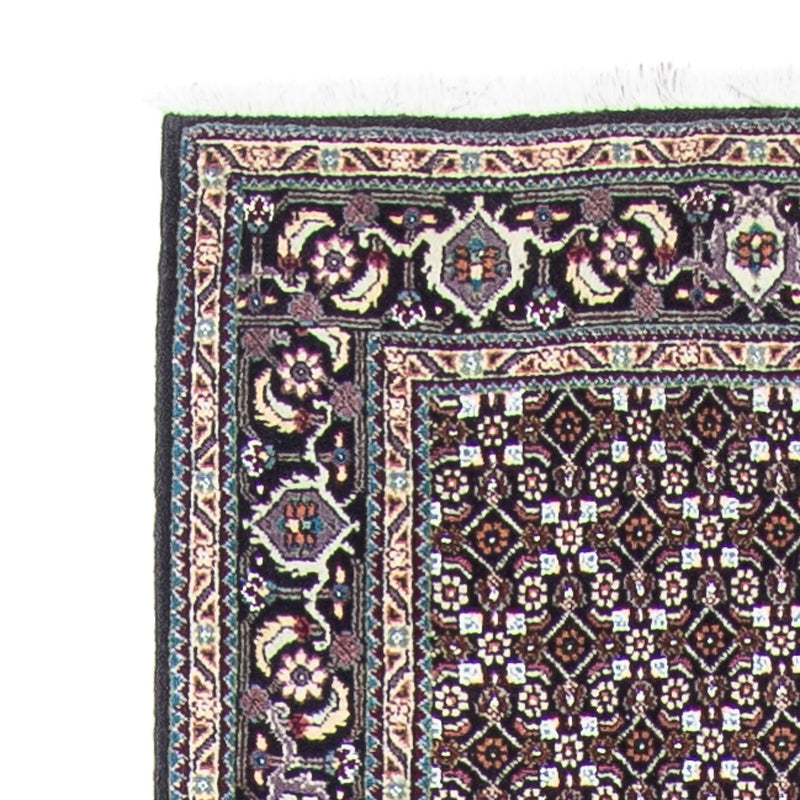 Løber Persisk tæppe - Tabriz - 389 x 74 cm - grå