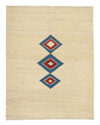 Gabbeh-tæppe - Persisk - 188 x 145 cm - beige
