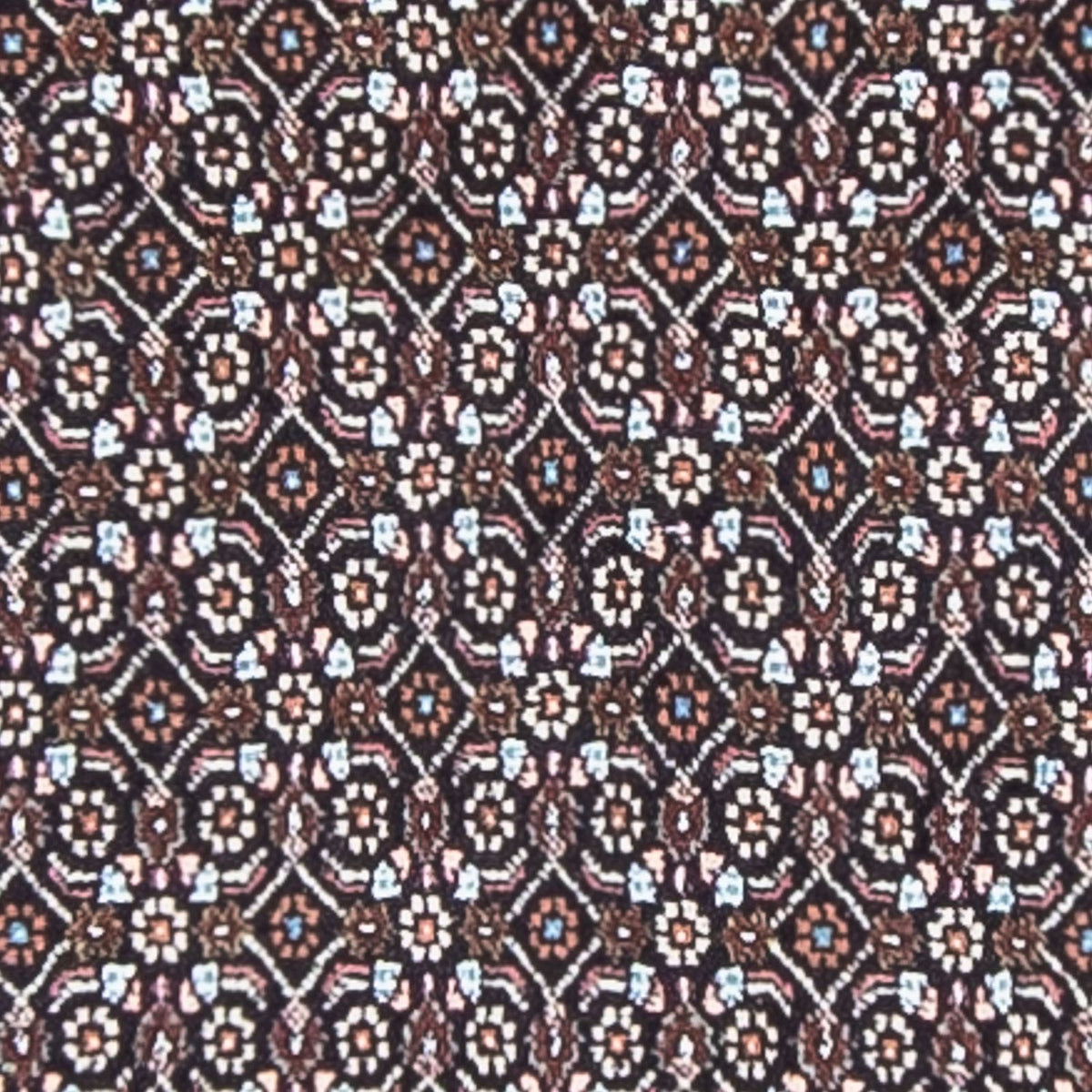 Løber Persisk tæppe - Tabriz - 390 x 75 cm - grå