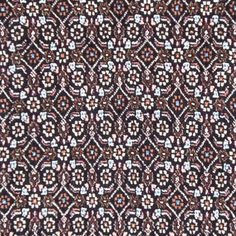 Løber Persisk tæppe - Tabriz - 390 x 75 cm - grå