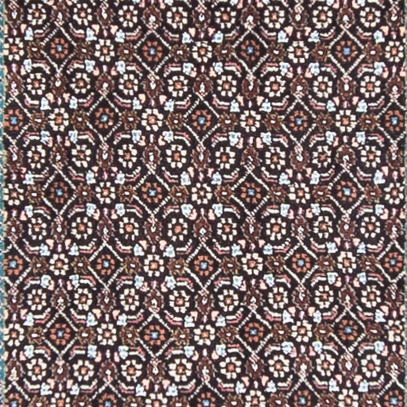 Løber Persisk tæppe - Tabriz - 390 x 74 cm - grå