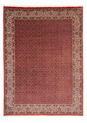 Persisk tæppe - Bijar - 330 x 246 cm - rød