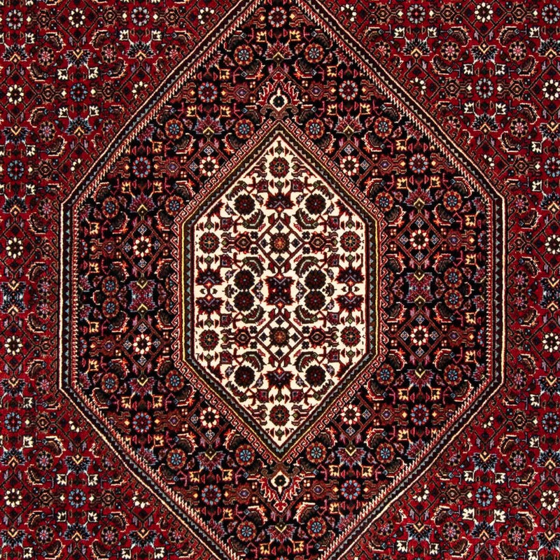 Persisk tæppe - Bijar - 248 x 148 cm - mørkerød
