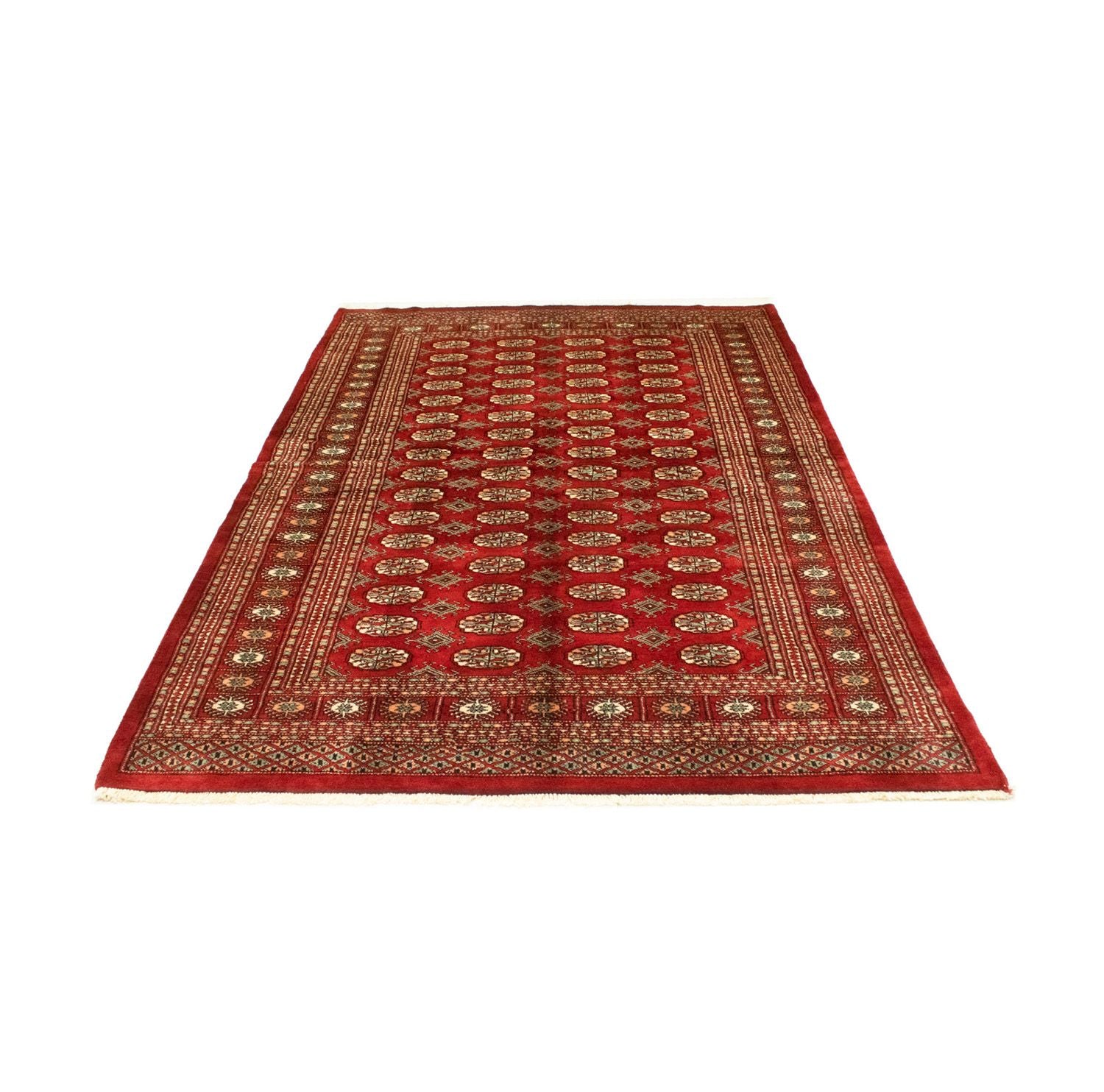 Afghansk tæppe - Bukhara - 223 x 149 cm - rød