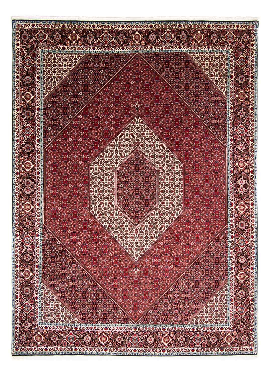Persisk tæppe - Bijar - 336 x 248 cm - rød