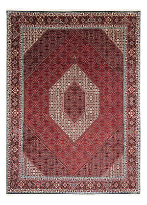 Persisk tæppe - Bijar - 336 x 248 cm - rød
