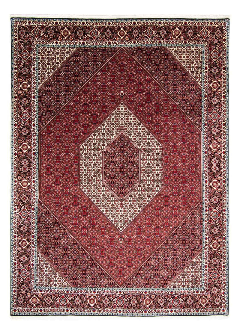 Persisk tæppe - Bijar - 336 x 248 cm - rød