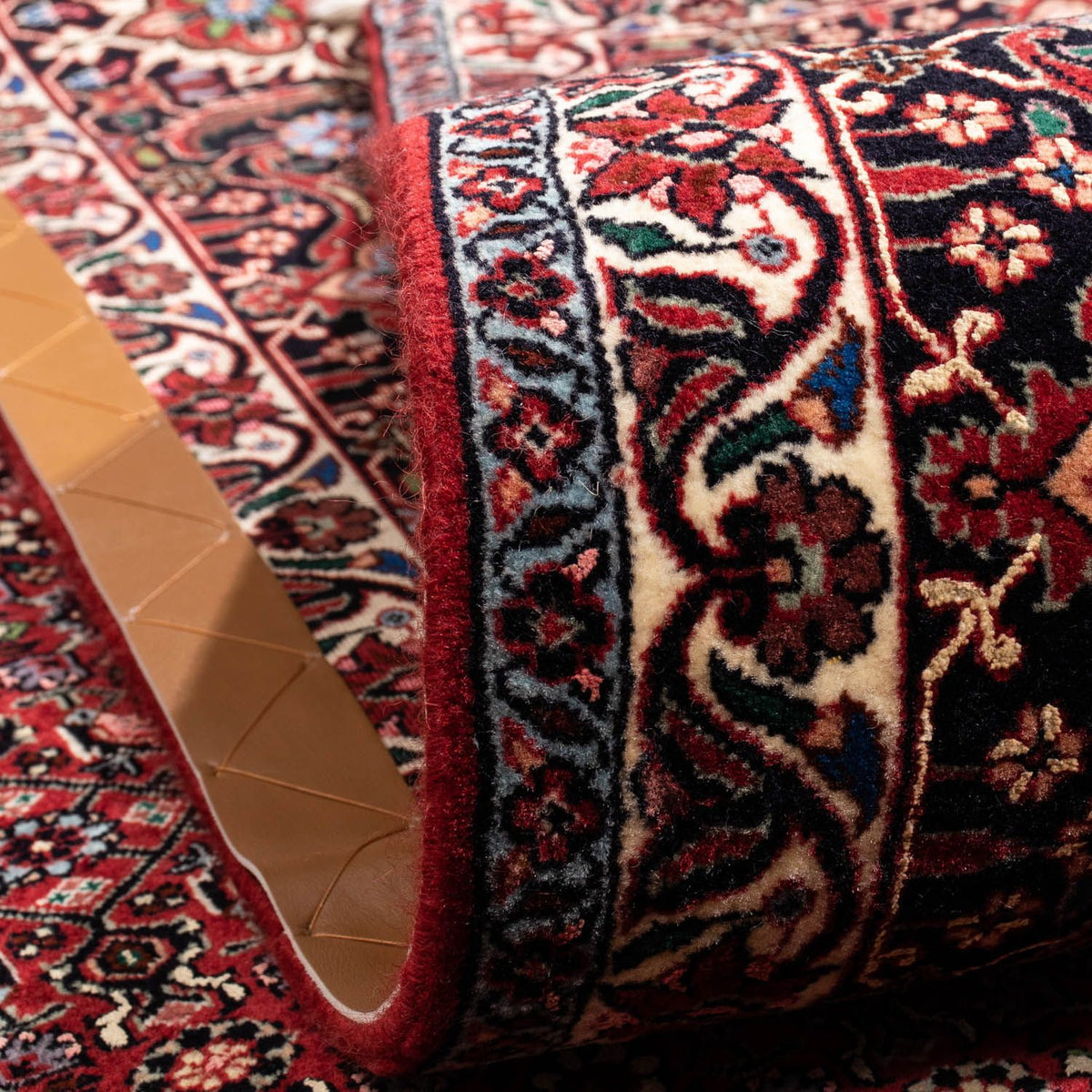 Persisk tæppe - Bijar - Royal - 349 x 250 cm - rød