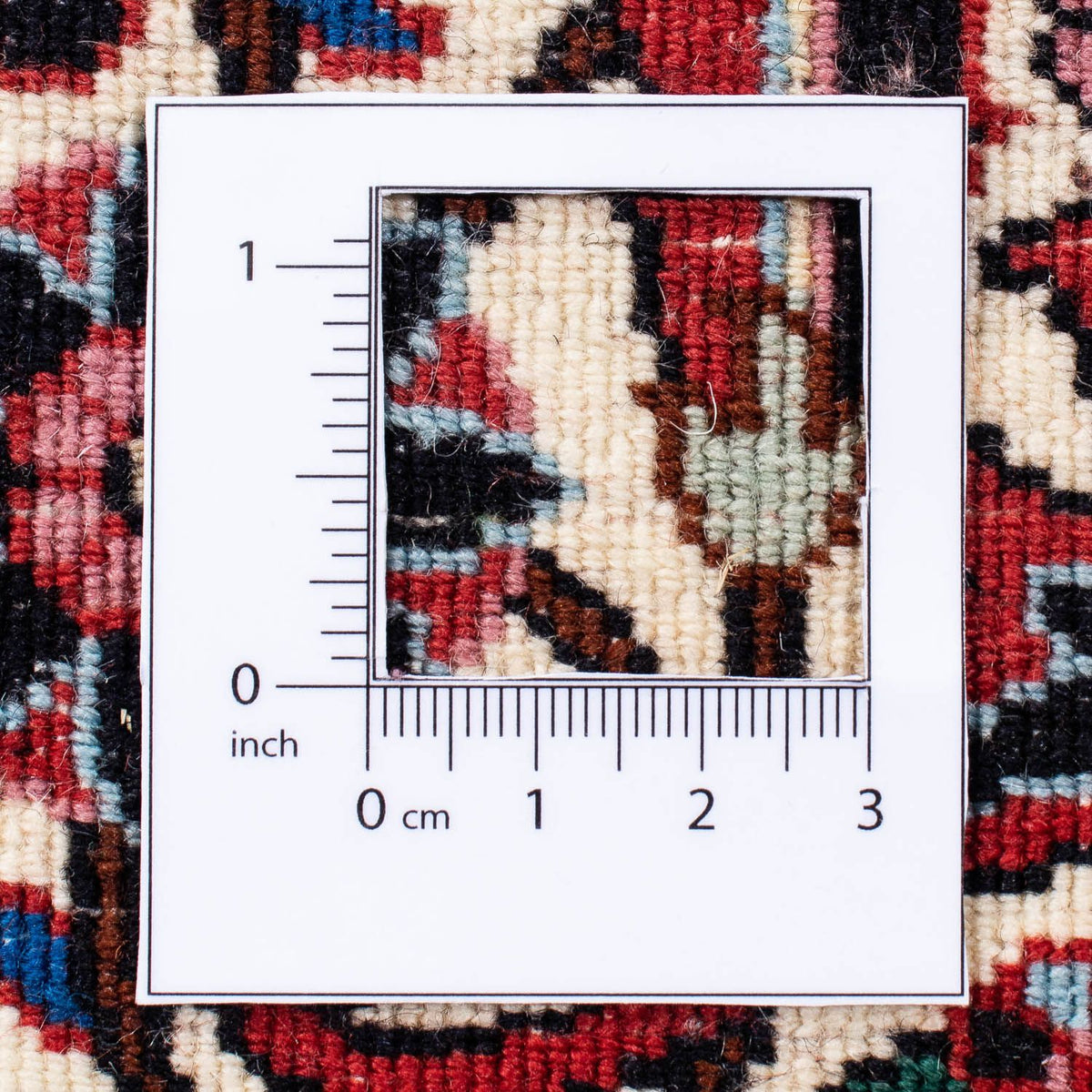 Persisk tæppe - Bijar - 293 x 248 cm - lysrød