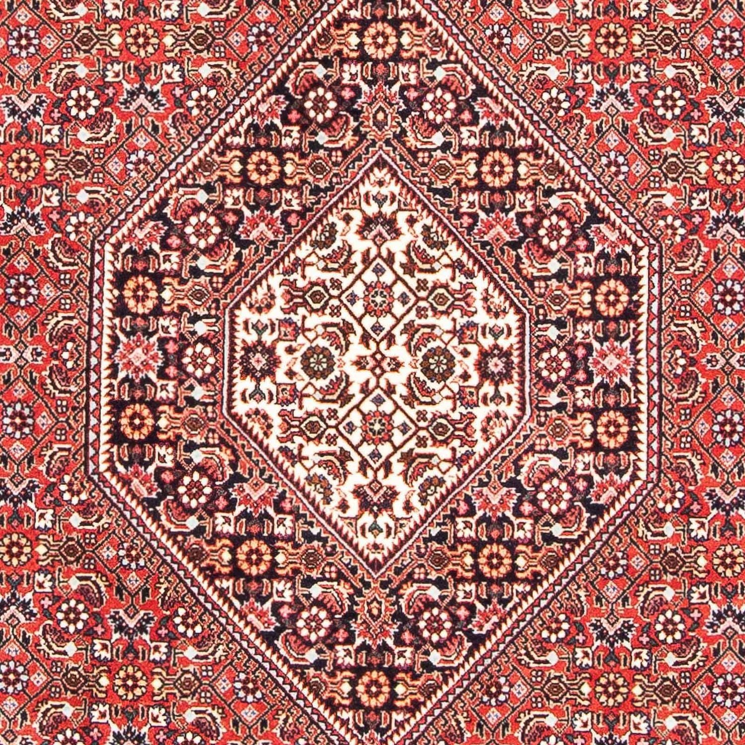 Persisk tæppe - Bijar - 181 x 109 cm - lysrød
