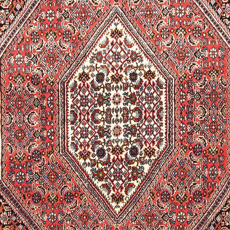 Persisk tæppe - Bijar - 160 x 108 cm - lysrød