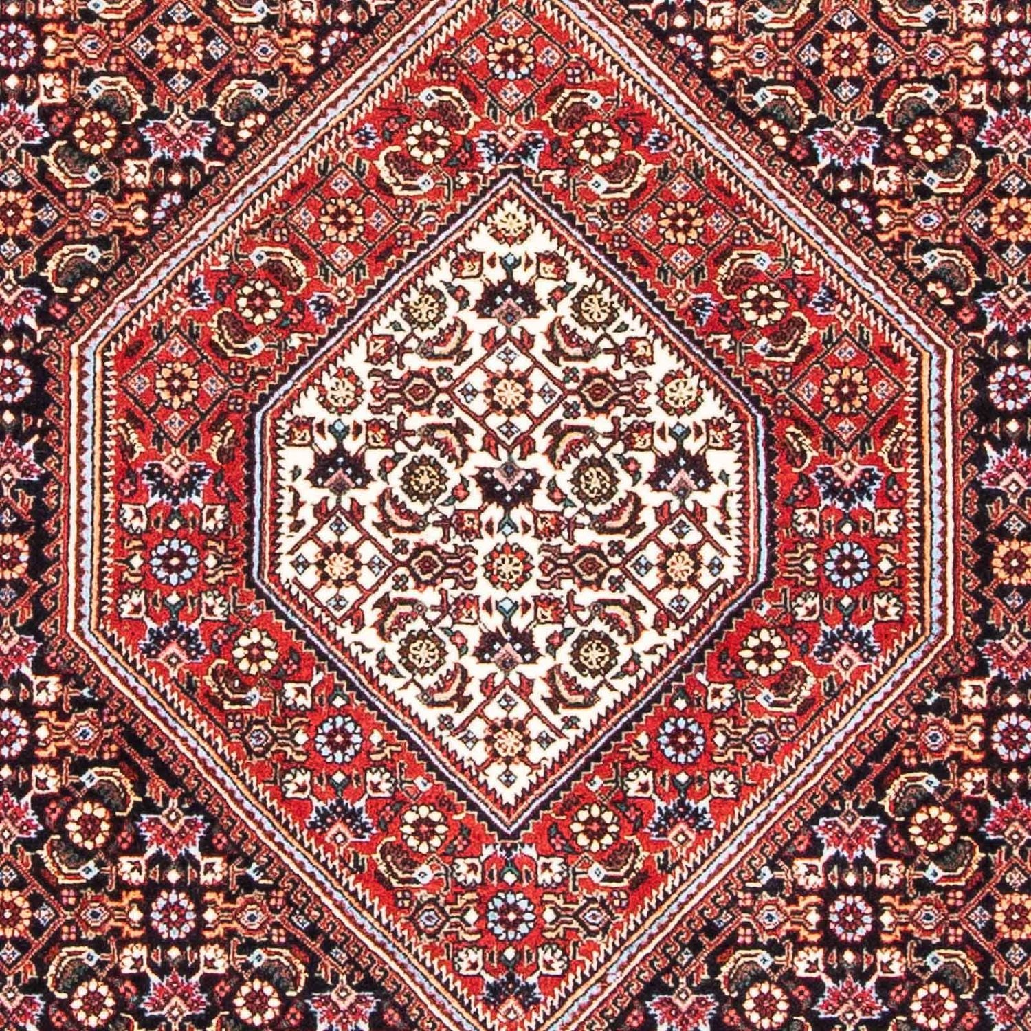 Persisk tæppe - Bijar - 177 x 109 cm - rød