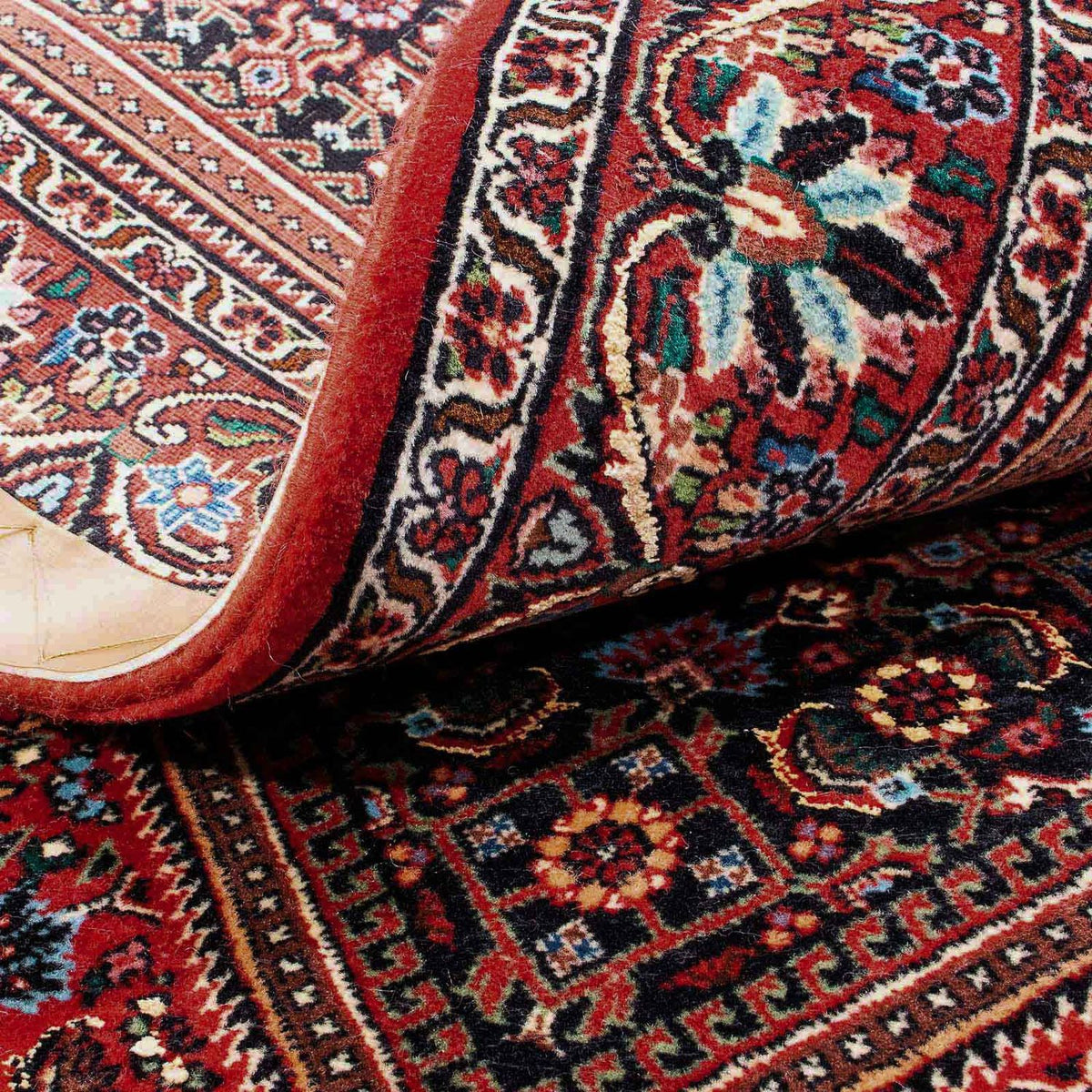 Persisk tæppe - Bijar - 177 x 109 cm - rød