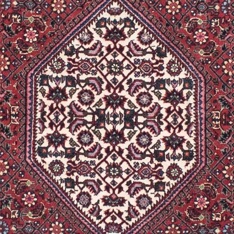 Løber Persisk tæppe - Bijar - 243 x 70 cm - lysrød