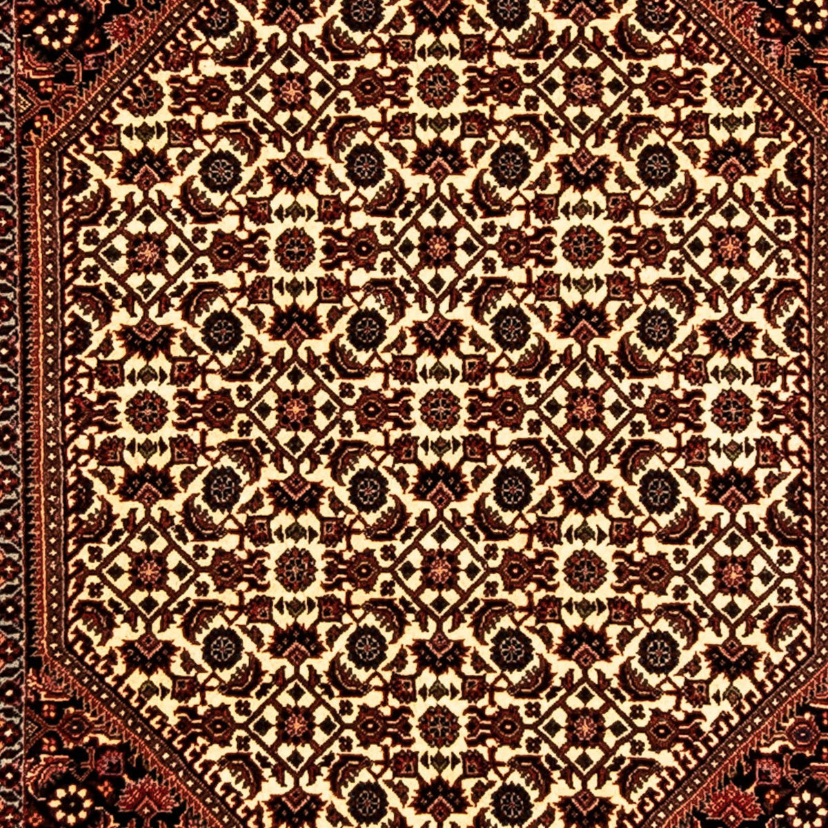 Løber Persisk tæppe - Bijar - 316 x 81 cm - flerfarvet
