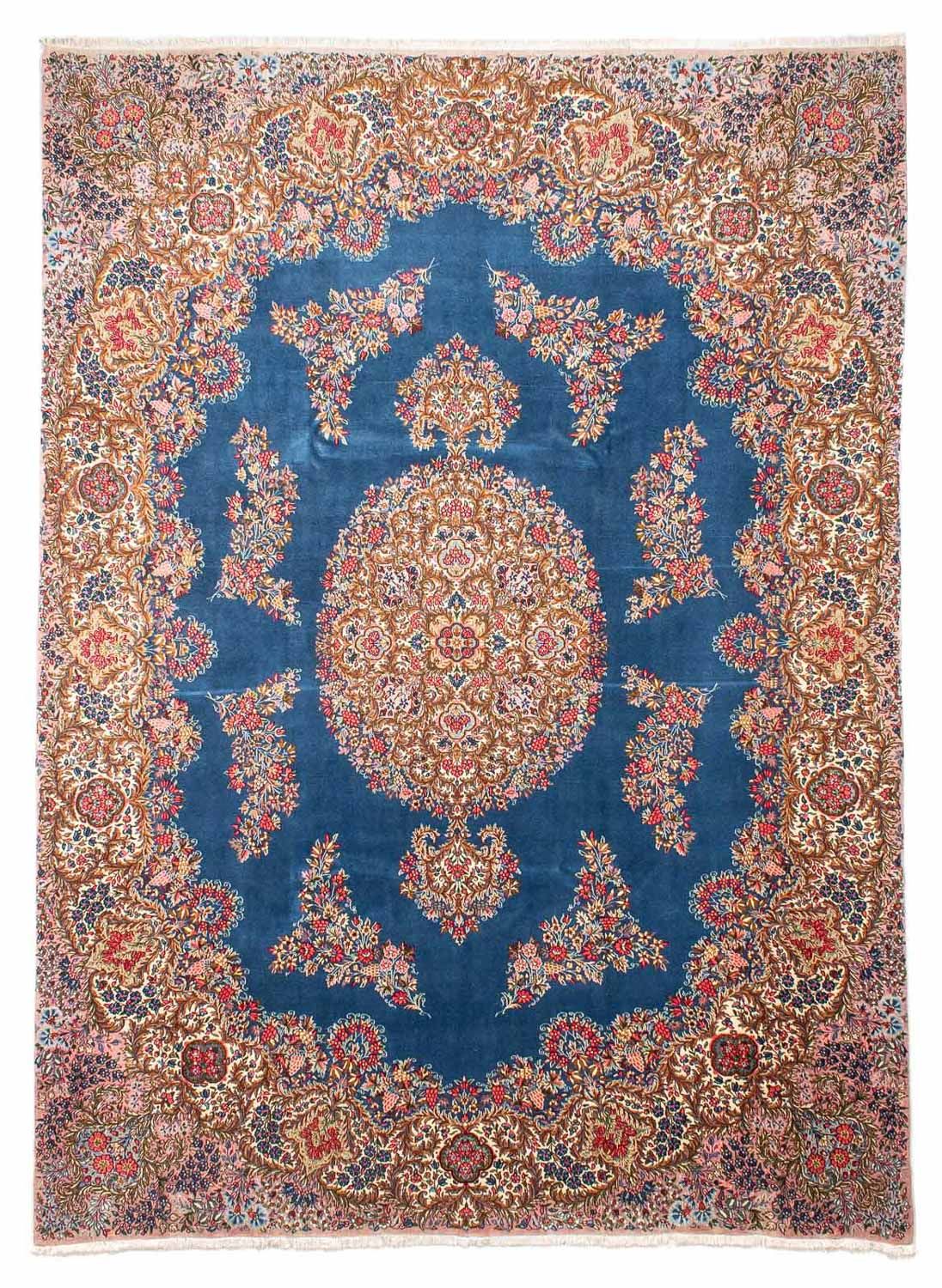 Persisk tæppe - Royal - 324 x 238 cm - mørkeblå