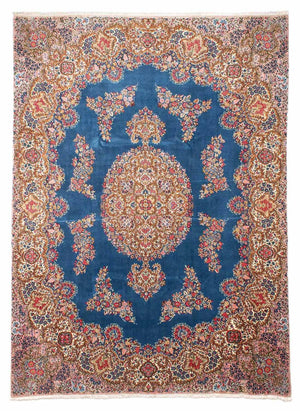 Persisk tæppe - Royal - 324 x 238 cm - mørkeblå