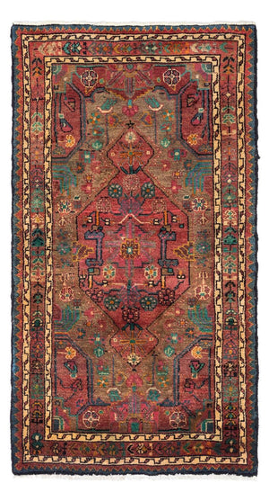 Persisk tæppe - Classic - 140 x 77 cm - lysrød