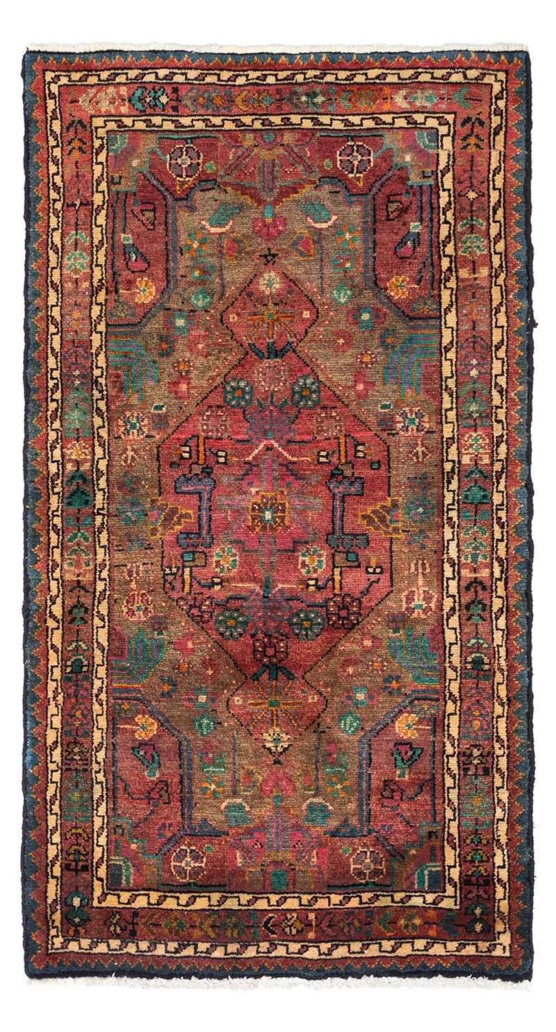 Persisk tæppe - Classic - 140 x 77 cm - lysrød
