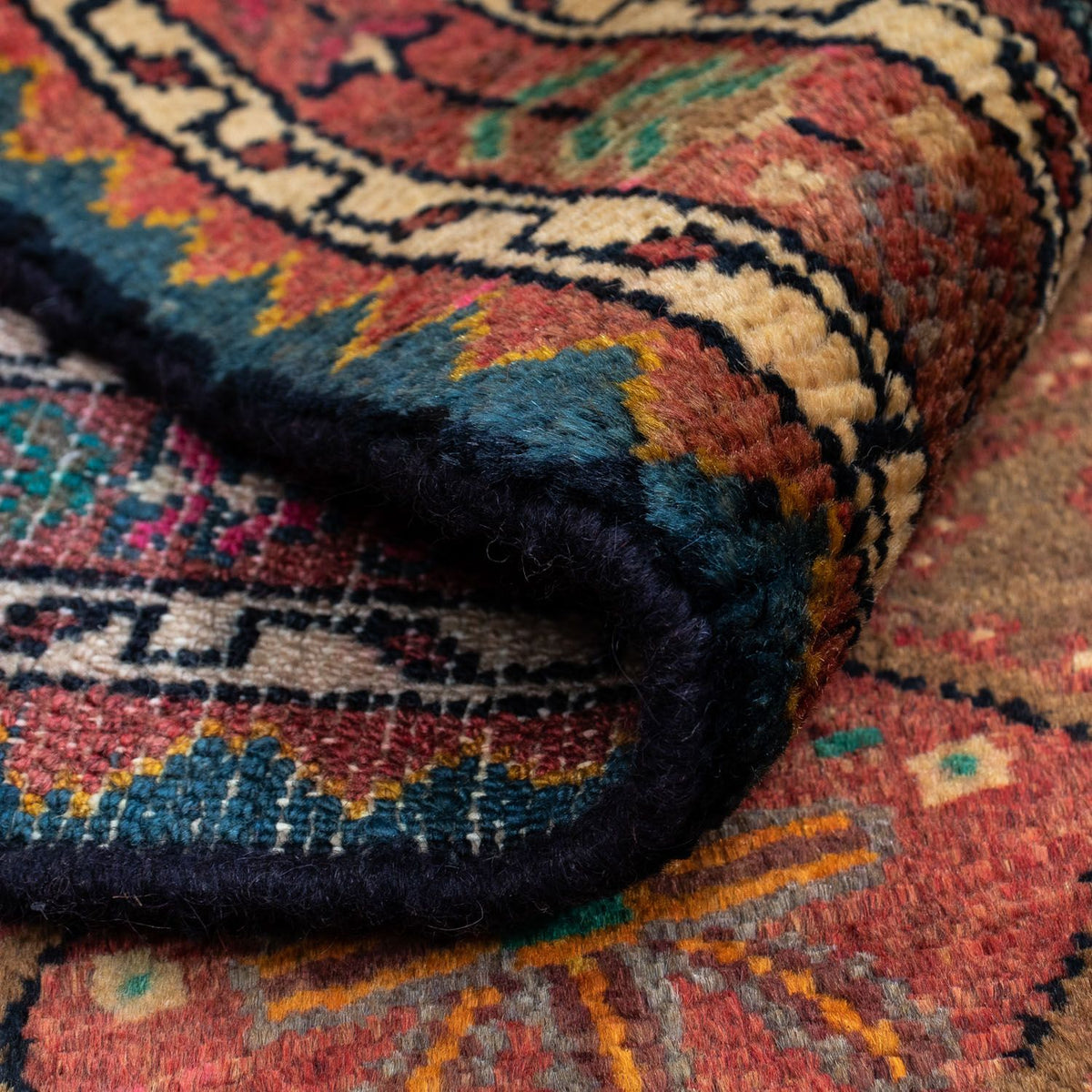 Persisk tæppe - Classic - 140 x 77 cm - lysrød