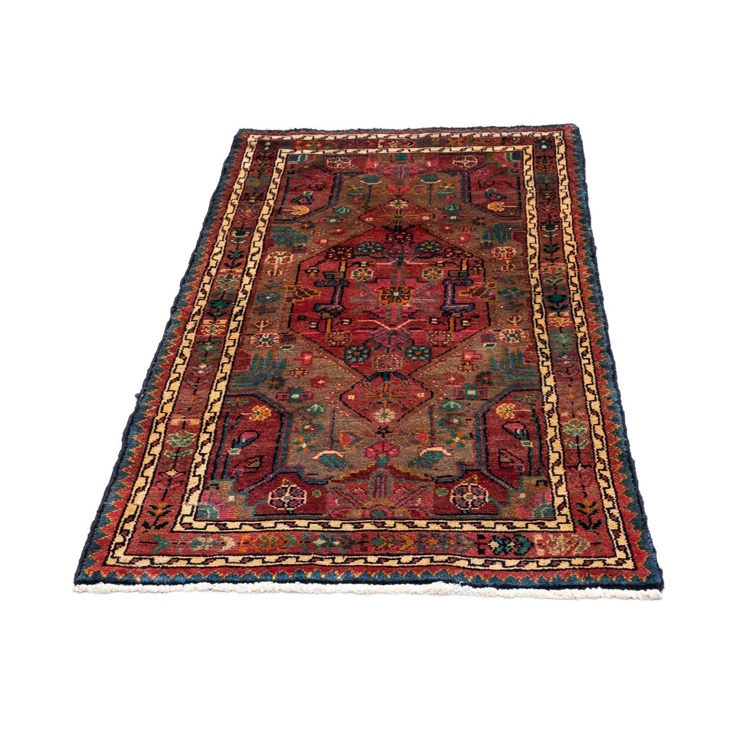 Persisk tæppe - Classic - 140 x 77 cm - lysrød