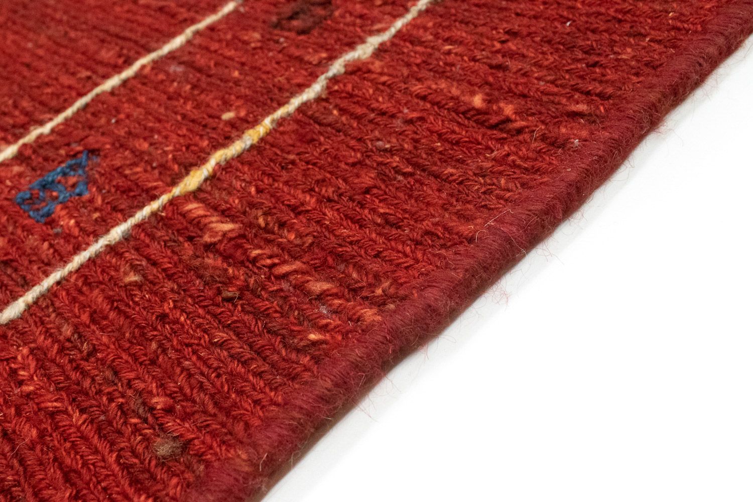 Gabbeh-tæppe - Persisk - 194 x 146 cm - rød