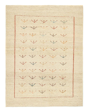 Gabbeh-tæppe - Persisk - 195 x 144 cm - beige