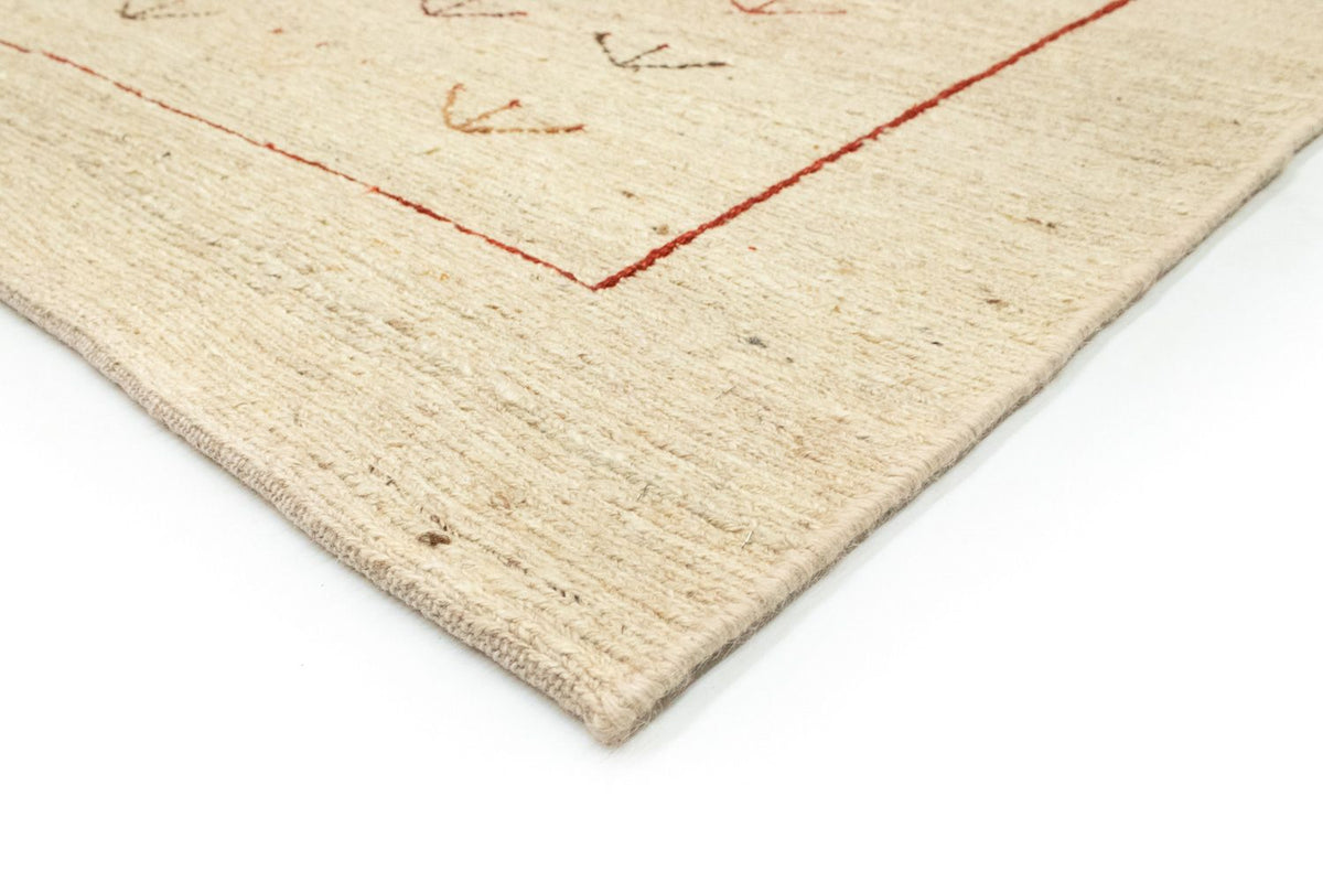 Gabbeh-tæppe - Persisk - 195 x 144 cm - beige
