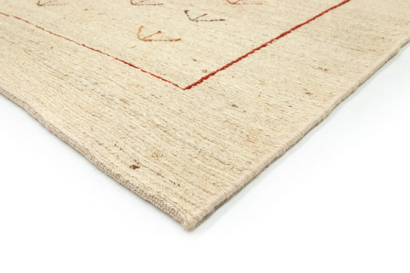 Gabbeh-tæppe - Persisk - 195 x 144 cm - beige