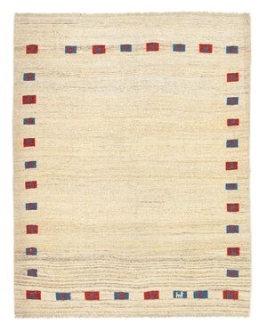 Gabbeh-tæppe - Persisk - 196 x 156 cm - beige