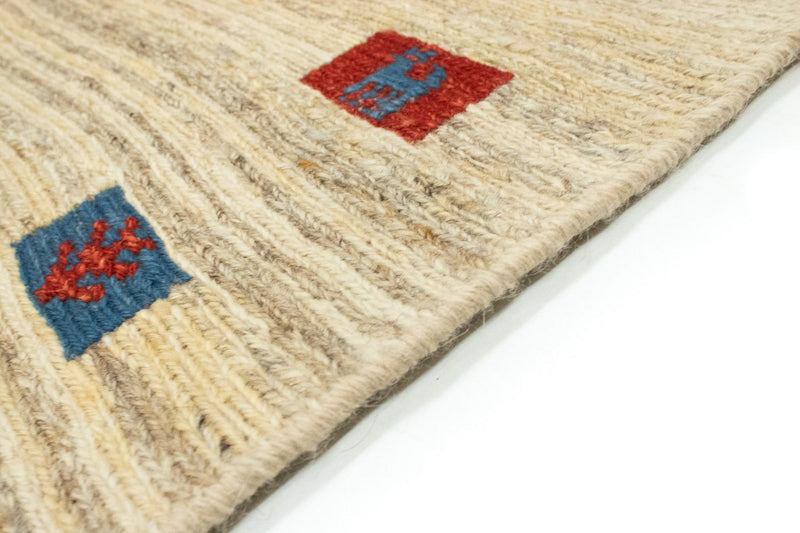 Gabbeh-tæppe - Persisk - 196 x 156 cm - beige
