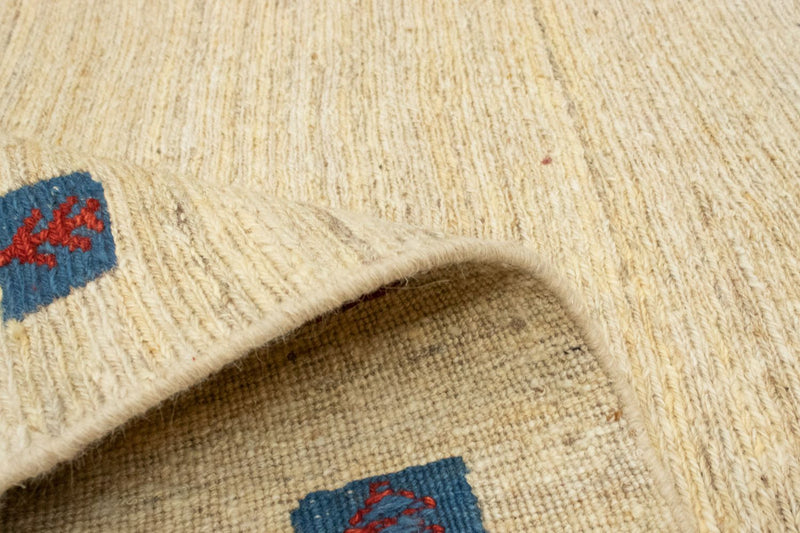 Gabbeh-tæppe - Persisk - 196 x 156 cm - beige