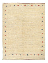 Gabbeh-tæppe - Persisk - 198 x 150 cm - beige