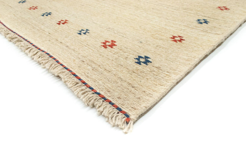 Gabbeh-tæppe - Persisk - 198 x 150 cm - beige