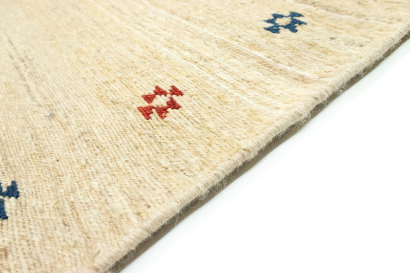 Gabbeh-tæppe - Persisk - 198 x 150 cm - beige