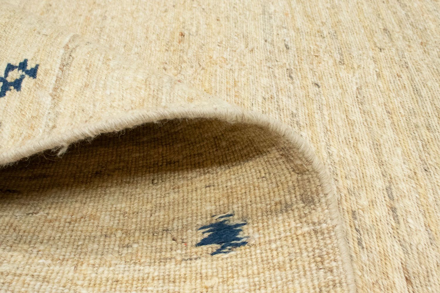 Gabbeh-tæppe - Persisk - 198 x 150 cm - beige