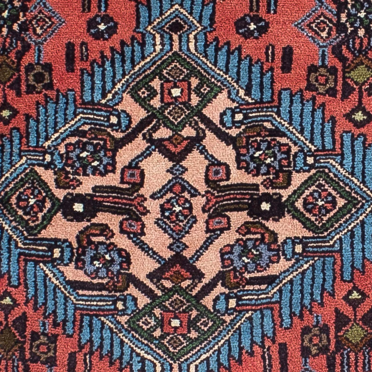 Løber Persisk tæppe - Nomadisk - 280 x 80 cm - lysrød