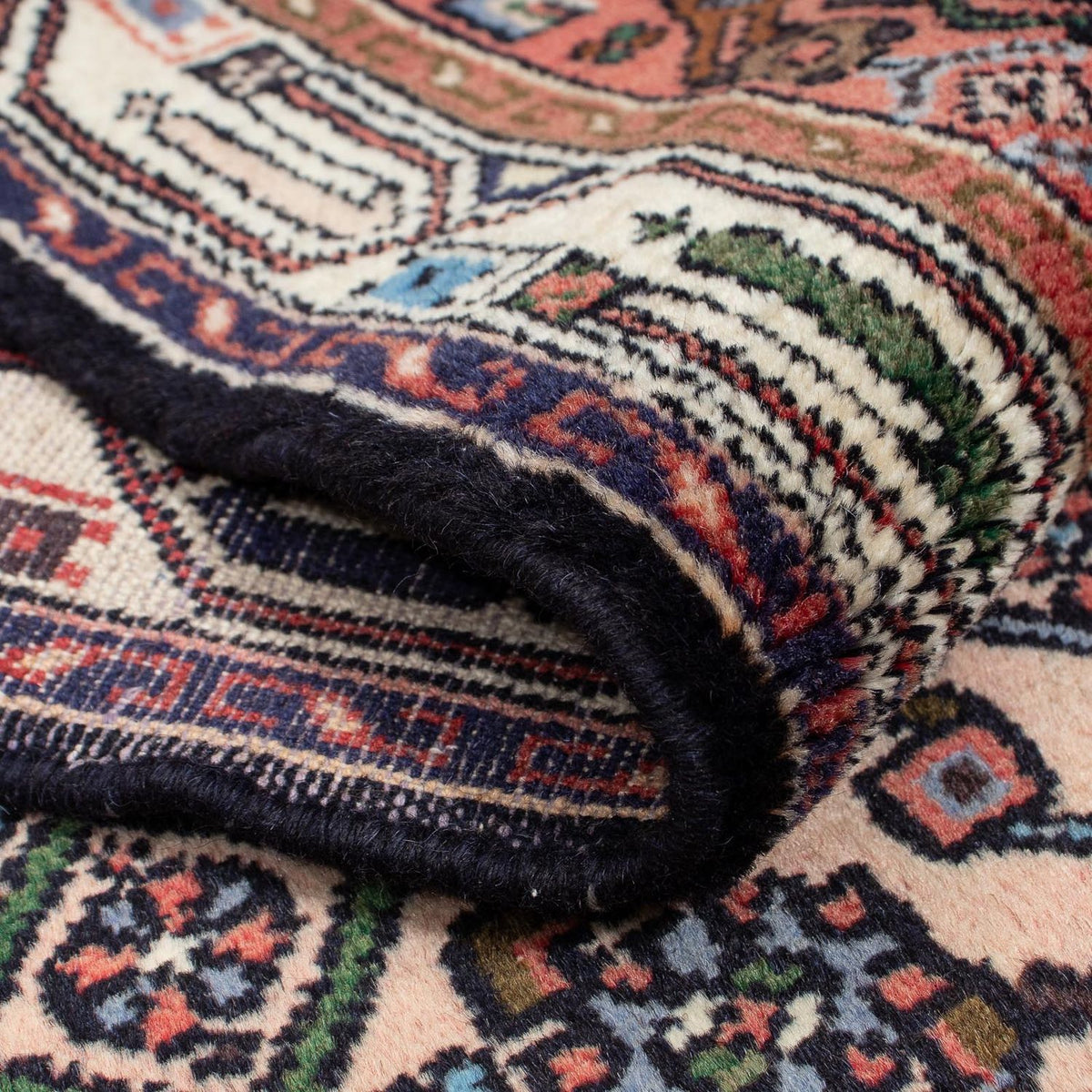 Løber Persisk tæppe - Nomadisk - 280 x 80 cm - lysrød