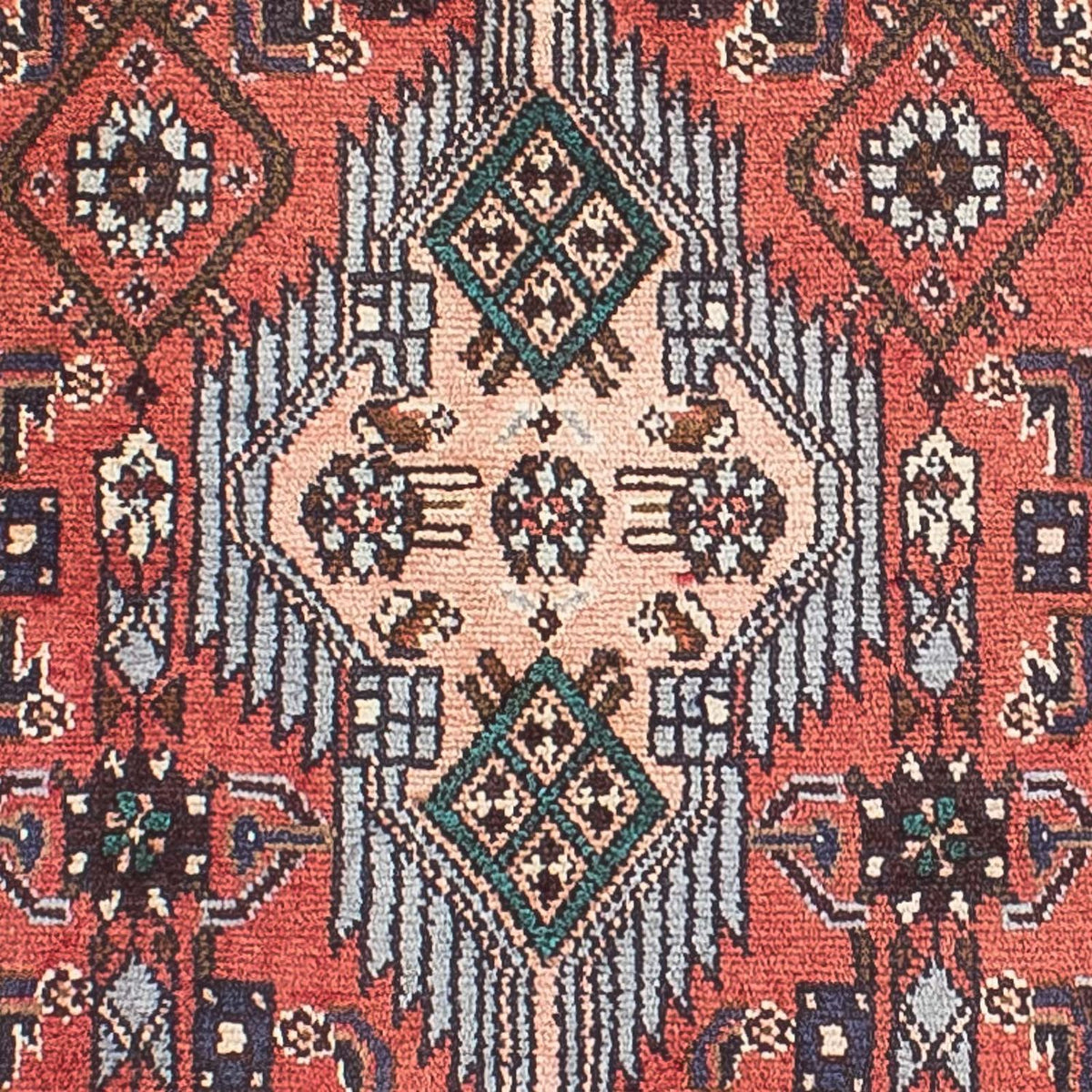 Løber Persisk tæppe - Nomadisk - 278 x 80 cm - lysrød