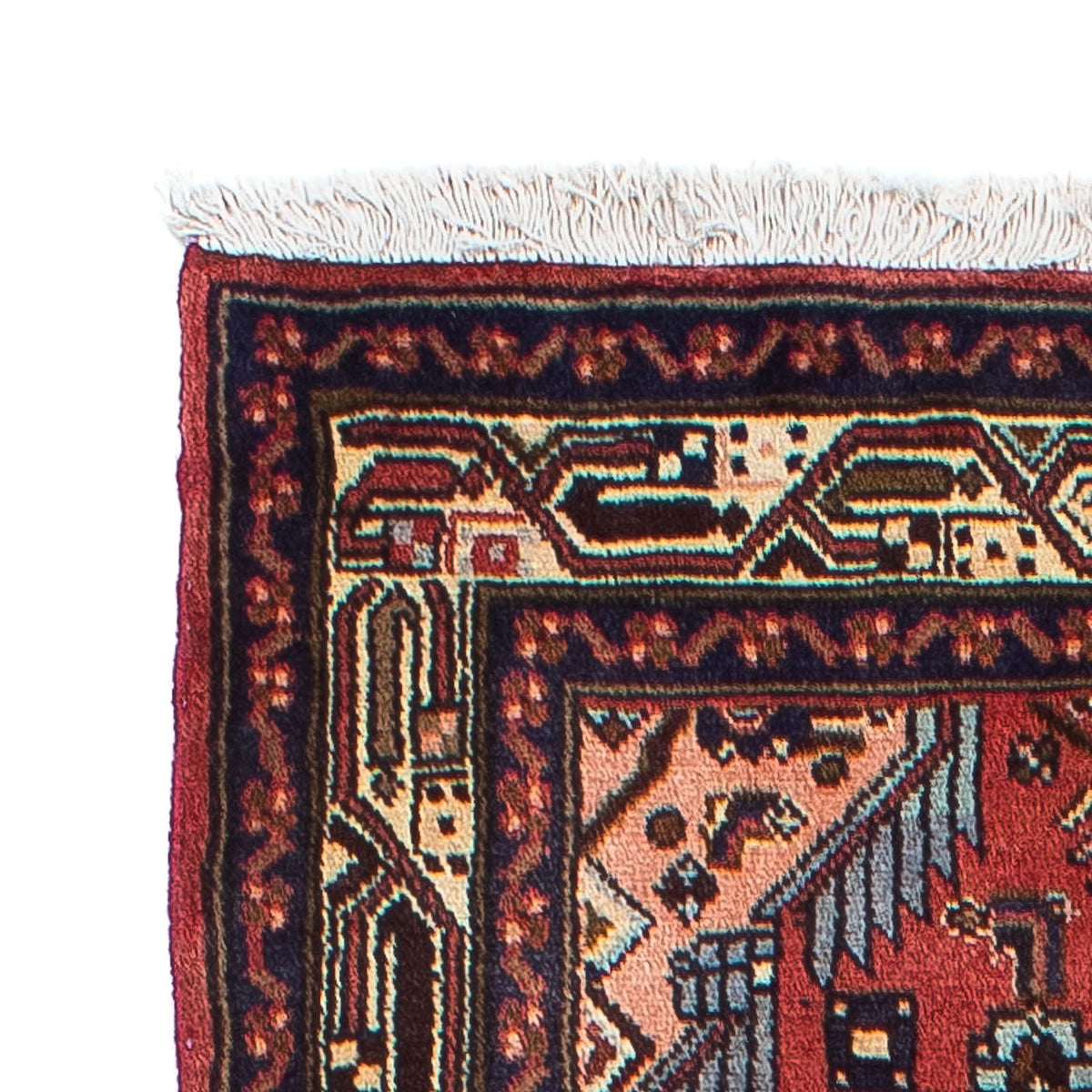 Løber Persisk tæppe - Nomadisk - 278 x 80 cm - lysrød