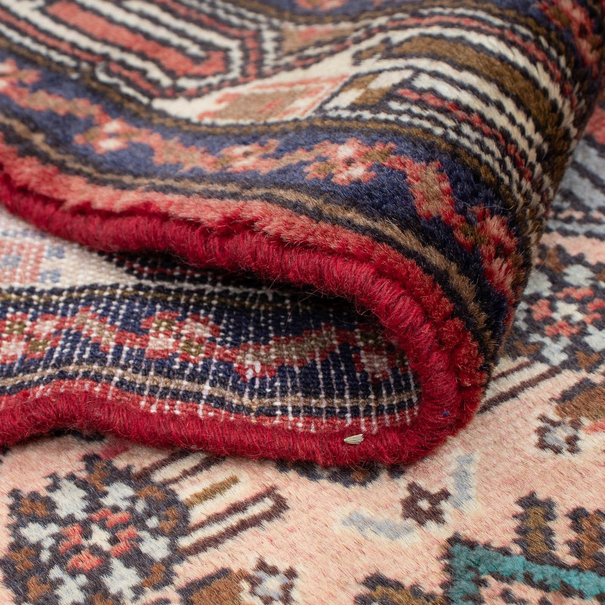 Løber Persisk tæppe - Nomadisk - 278 x 80 cm - lysrød