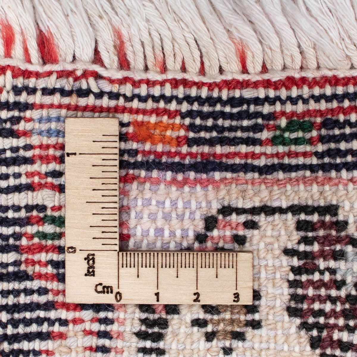 Løber Persisk tæppe - Nomadisk - 343 x 83 cm - mørkerød