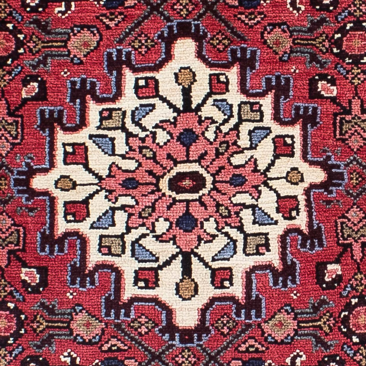 Løber Persisk tæppe - Nomadisk - 323 x 78 cm - mørkerød