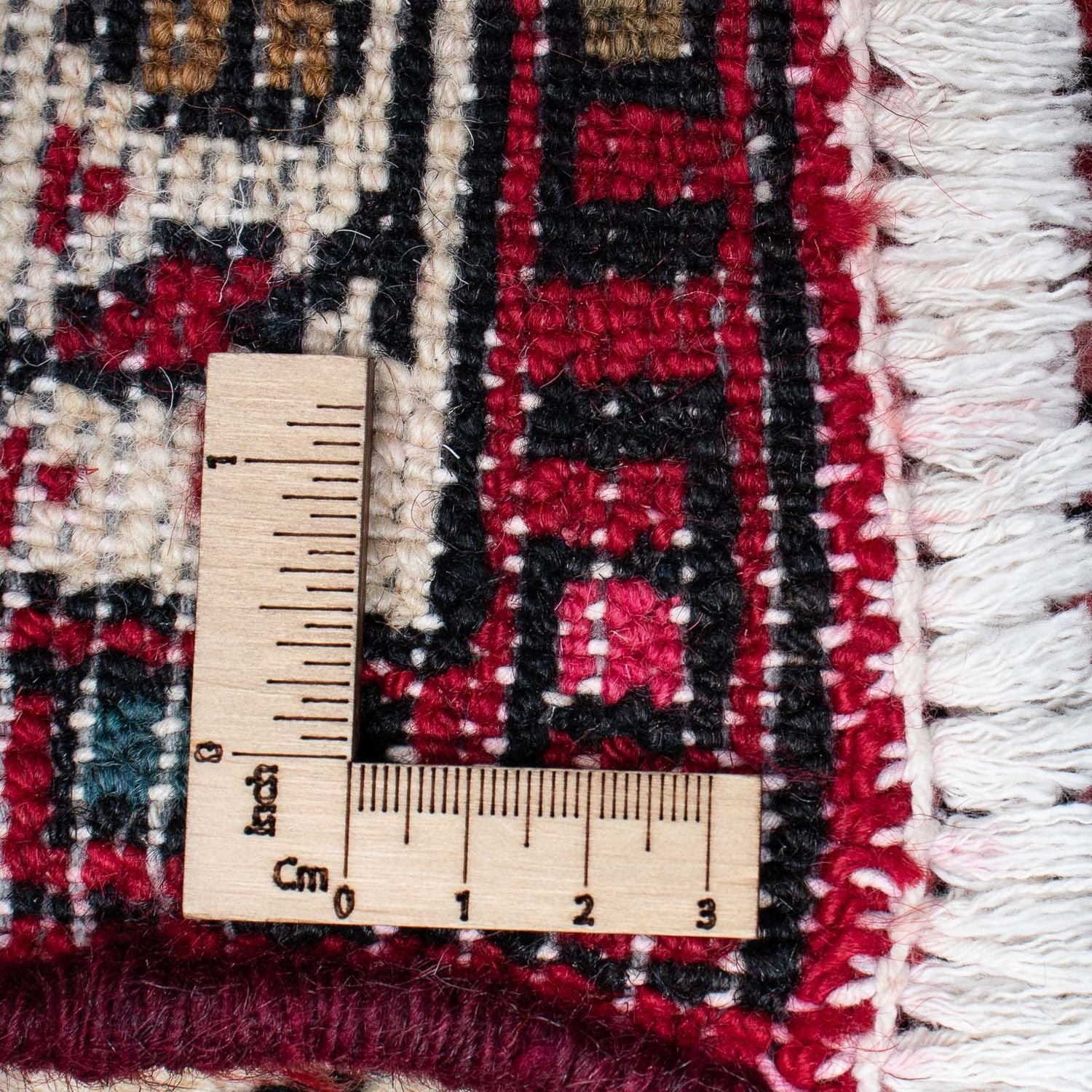 Løber Persisk tæppe - Nomadisk - 323 x 78 cm - mørkerød