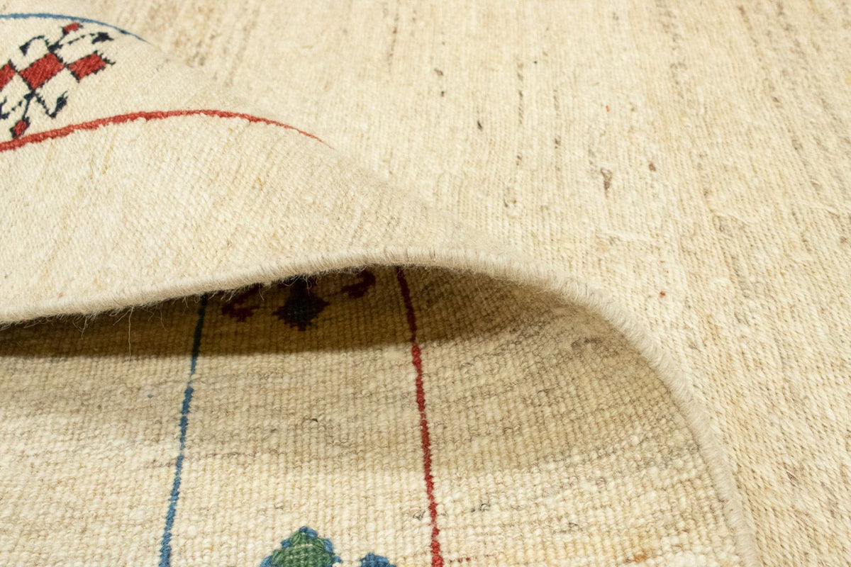 Gabbeh-tæppe - Persisk - 206 x 147 cm - beige