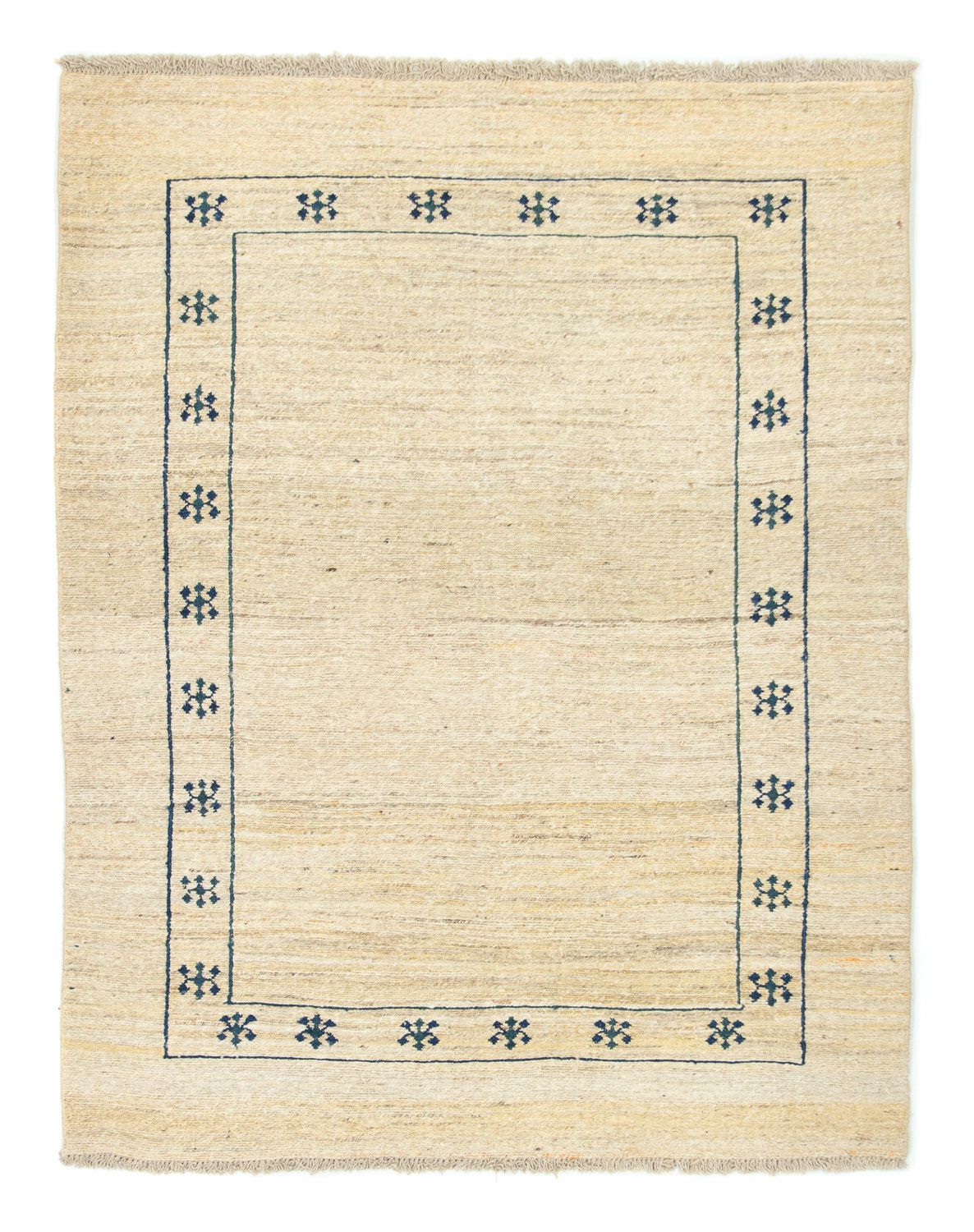 Gabbeh-tæppe - Persisk - 193 x 145 cm - beige