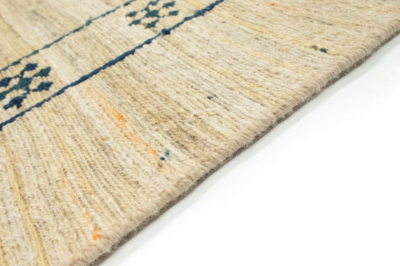 Gabbeh-tæppe - Persisk - 193 x 145 cm - beige