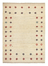 Gabbeh-tæppe - Persisk - 206 x 150 cm - beige
