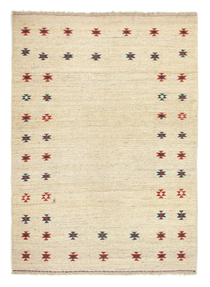 Gabbeh-tæppe - Persisk - 206 x 150 cm - beige