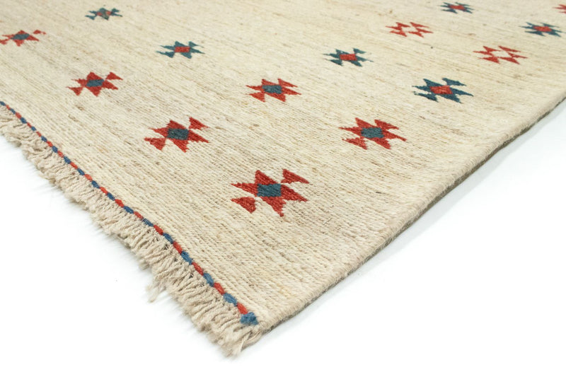 Gabbeh-tæppe - Persisk - 206 x 150 cm - beige